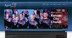 Desktop Screenshot of kansascitychorus.com
